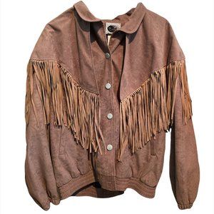Western Collection Fringe Jacket Horses *BRAND NEW W/TAGS* Large